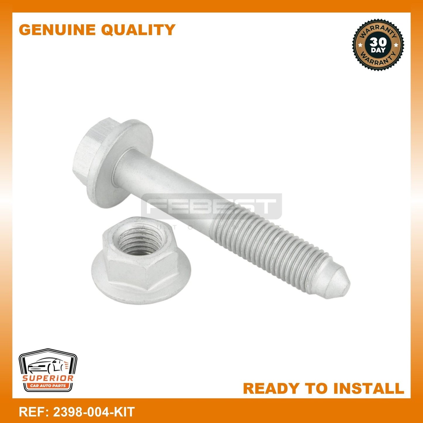 FEBEST 2011-2018 Audi A1 Camber Correction Screw 2398-004-KIT