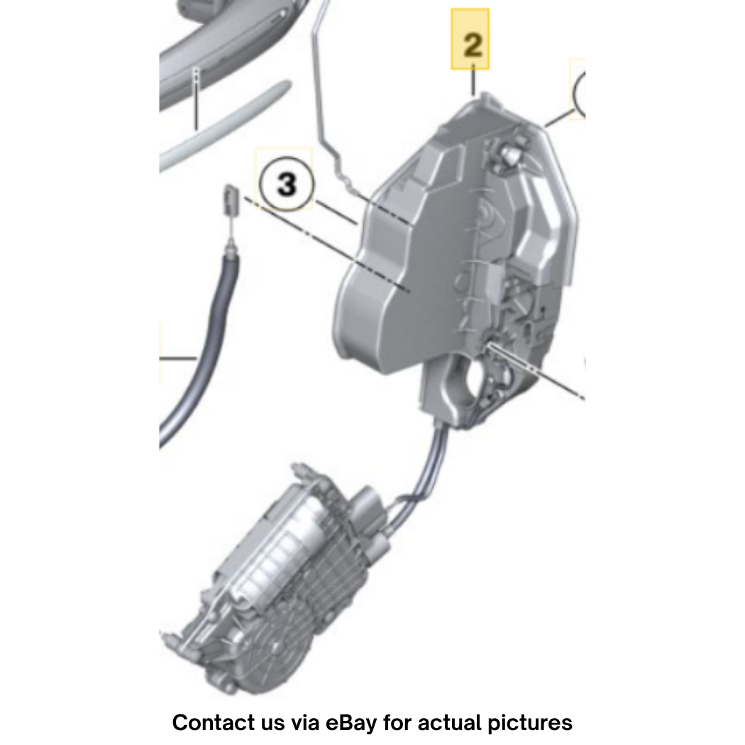 2013 BMW 520i Right Front Door Latch / Actuator OEM 51217229458