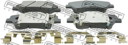 FEBEST 2011 Hyundai Accent Disc Brake Pad Set 1201-SBF