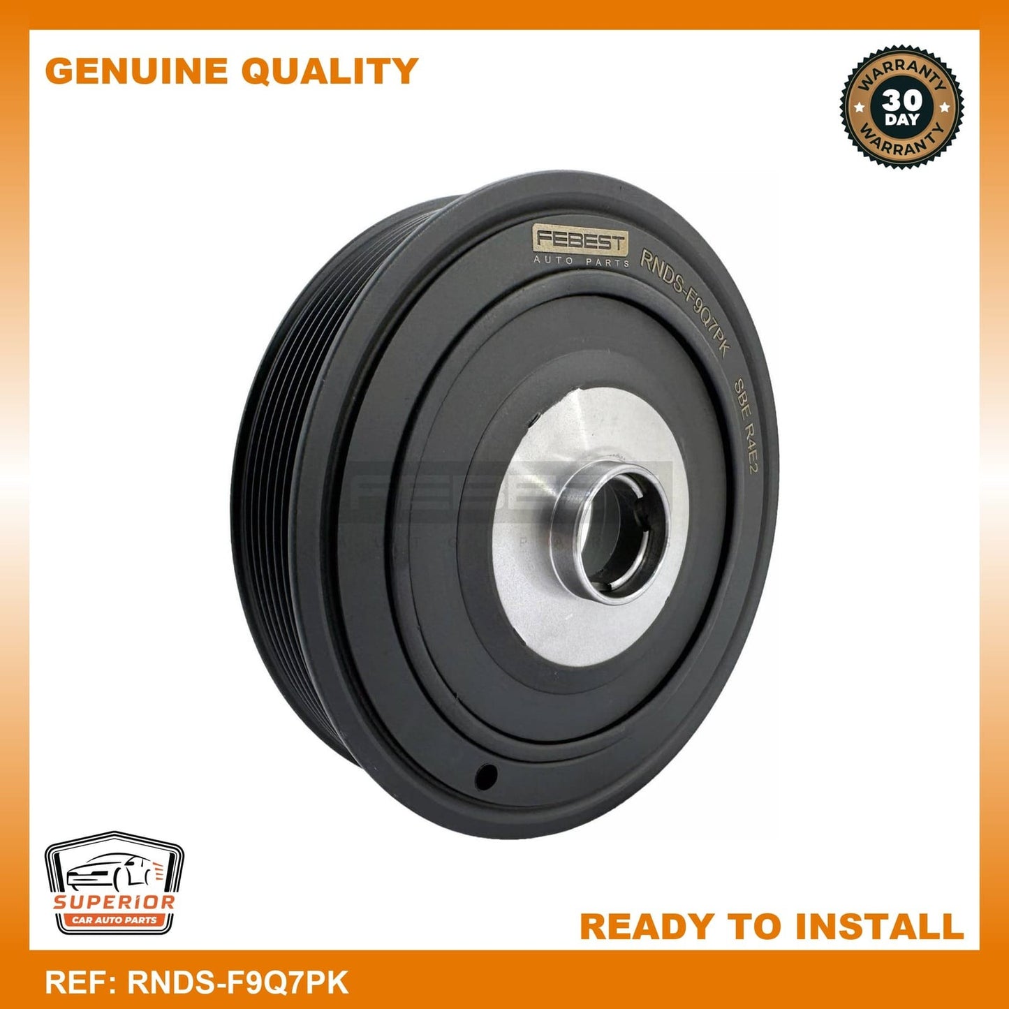 FEBEST Nissan Engine Crankshaft Pulley RNDS-F9Q7PK
