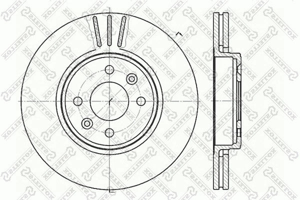 STELLOX RENAULT Brake disc - 402060540R