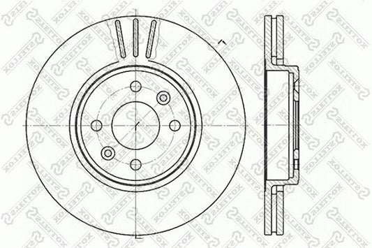STELLOX RENAULT Brake disc - 402060540R