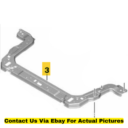 2012 Mini Cooper Countryman Lock Bridge Hood Support Used OEM 51649802026