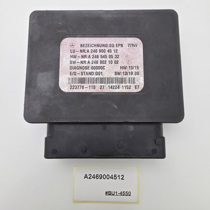 2014-2018 Mercedes CLA250 Parking Brake Control Module A2469004512