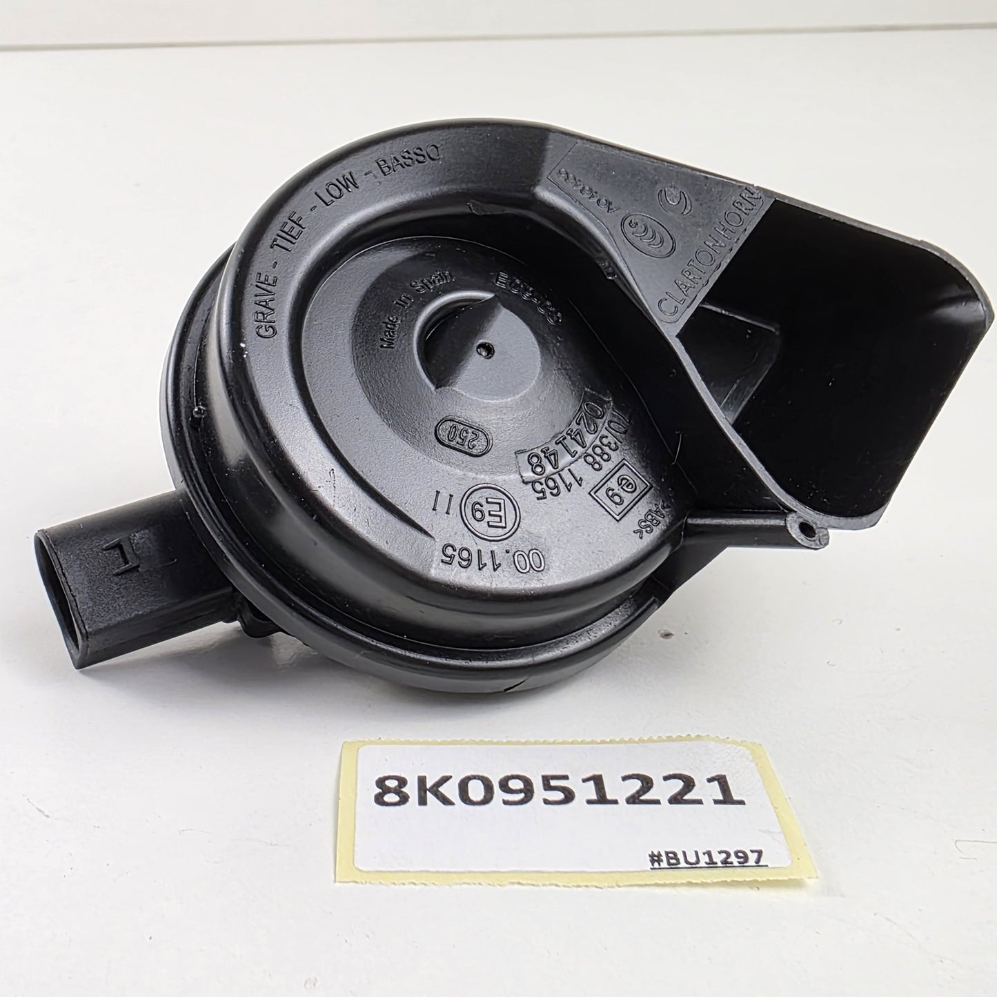 2008-2017 Audi RS5 Low Note Horn 8K0951221