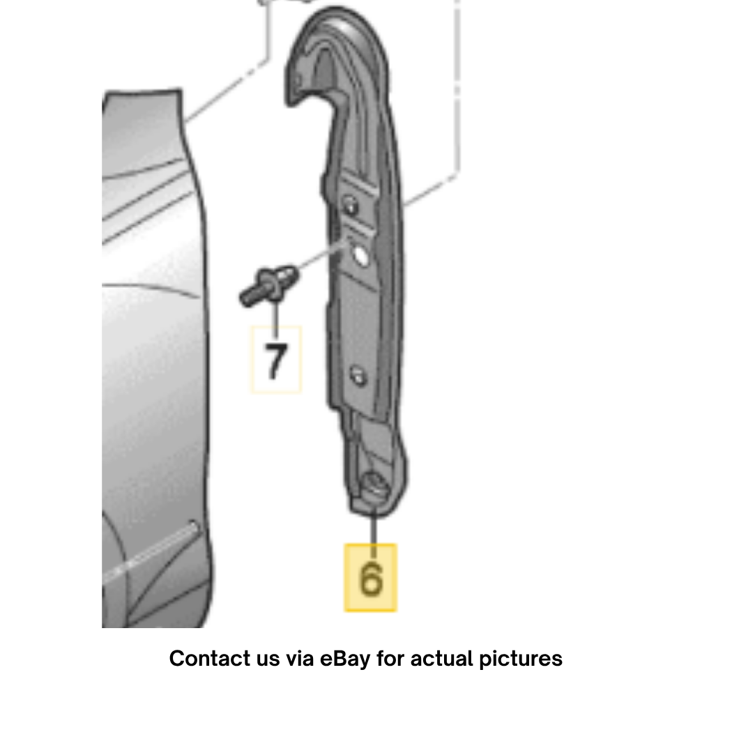 2012–2015 Audi A6 Fender Filler Panel Left Used OEM 4G0821111