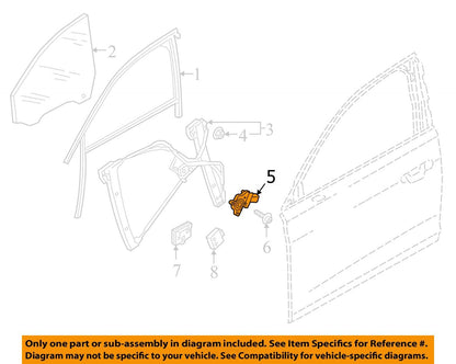 2019-2023 Audi e-tron Quattro Window Motor 4K0959801