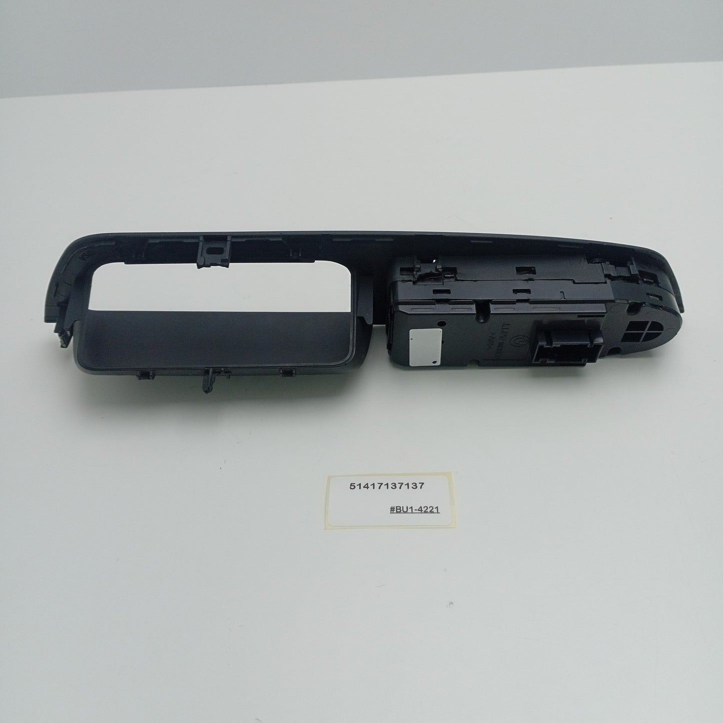 2007-2013 BMW X5 Front Door Window Switch Panel 51417137137