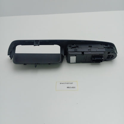 2007-2013 BMW X5 Front Door Window Switch Panel 51417137137