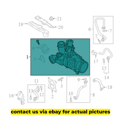 2014 Volkswagen Jetta Turbocharger Used OEM 06K145721P