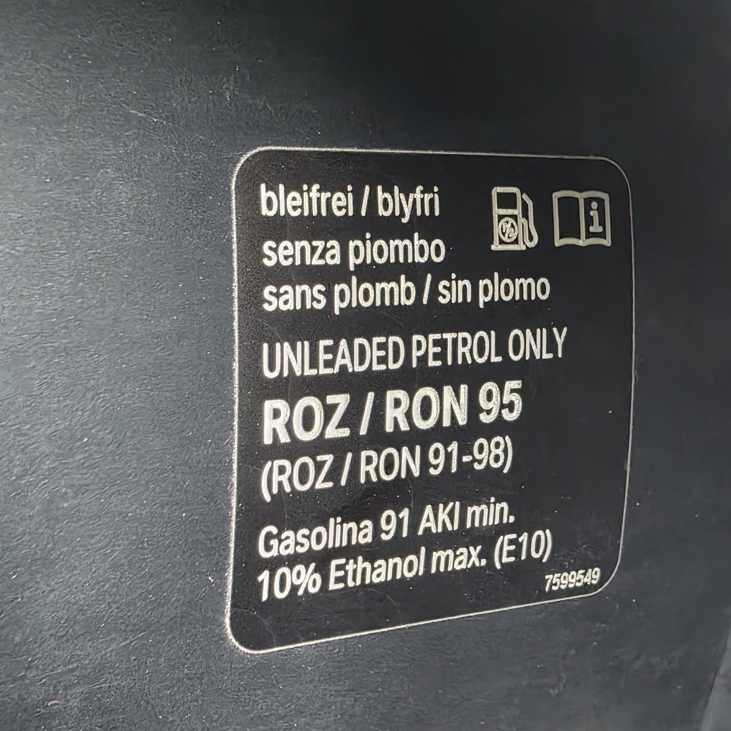 2009-2017 BMW 5 Series Fuel Tank Filler Door Lid Cover Housing 7218336