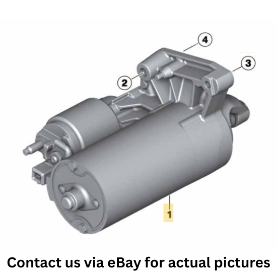 2011–2016 BMW 520i Starter Motor Replacement USED OEM 12417638194