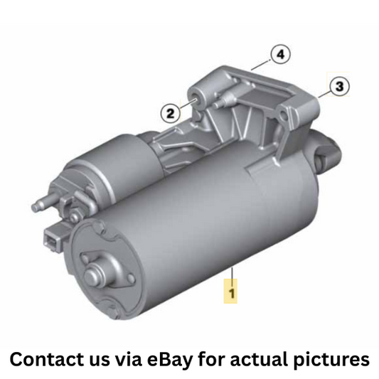 2011–2016 BMW 520i Starter Motor Replacement USED OEM 12417638194