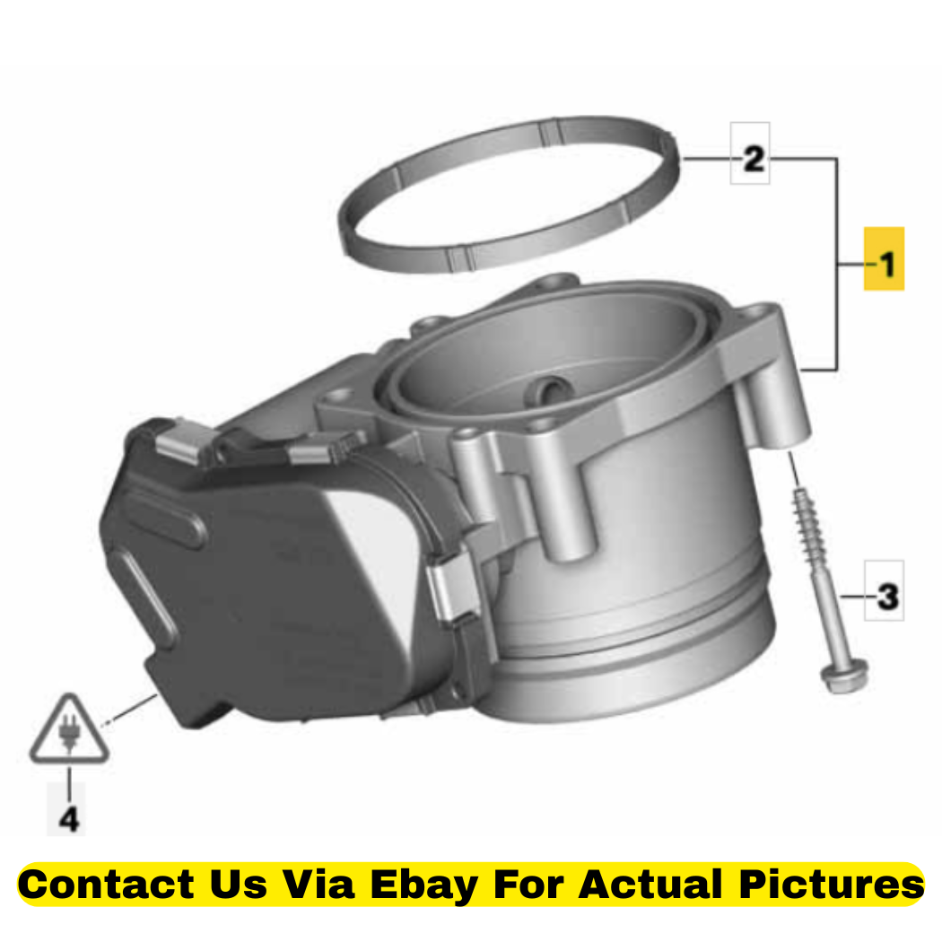 2012 BMW X6 Throttle Body Fuel Injection Used OEM 13547597871
