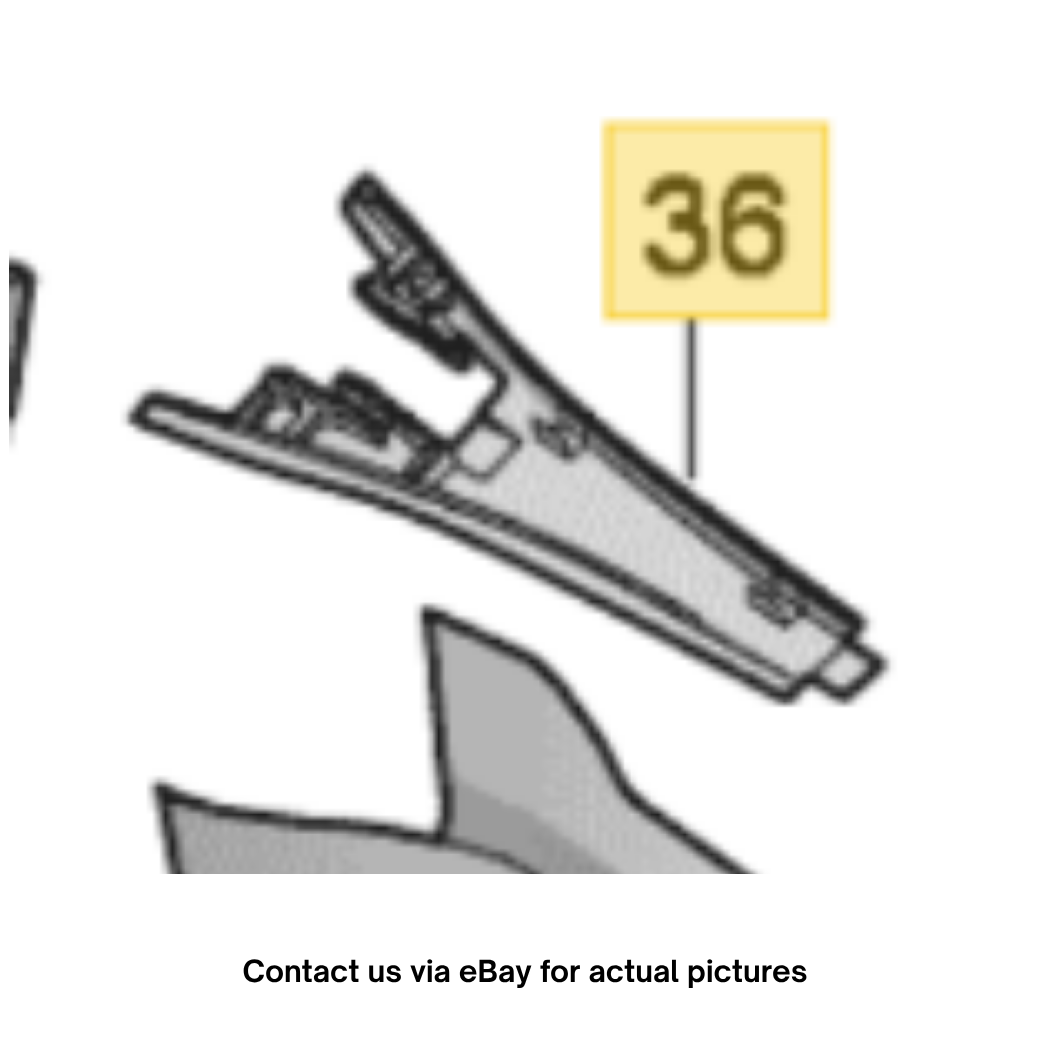 2012–2015 Audi A6 Cover Cable Guide Upper Part Used OEM 4G0857593A