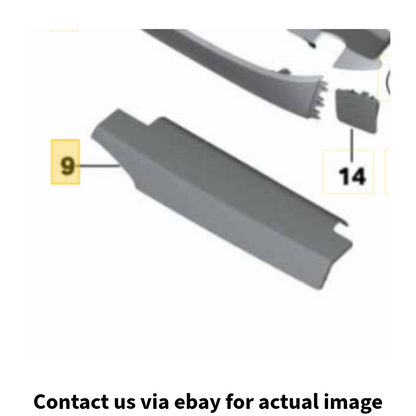 2011–2015 BMW 520i Upper Rail Front-Left Trim OEM 52109168265