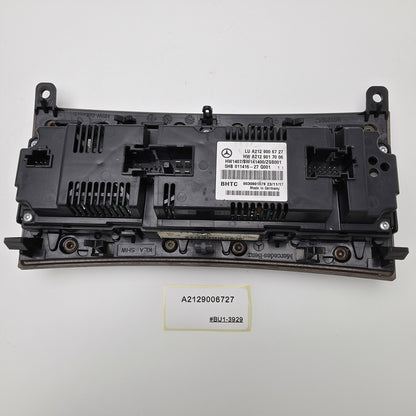 2015-2017 Mercedes-Benz E63 AMG HVAC Temperature Control Panel A2129006727