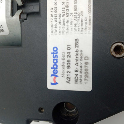 2010-2012 Mercedes-Benz W212 Sunroof Motor A2129062401