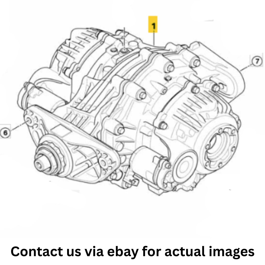 2011–2014 BMW X6 Rear Differential Assembly Used OEM 33107595261