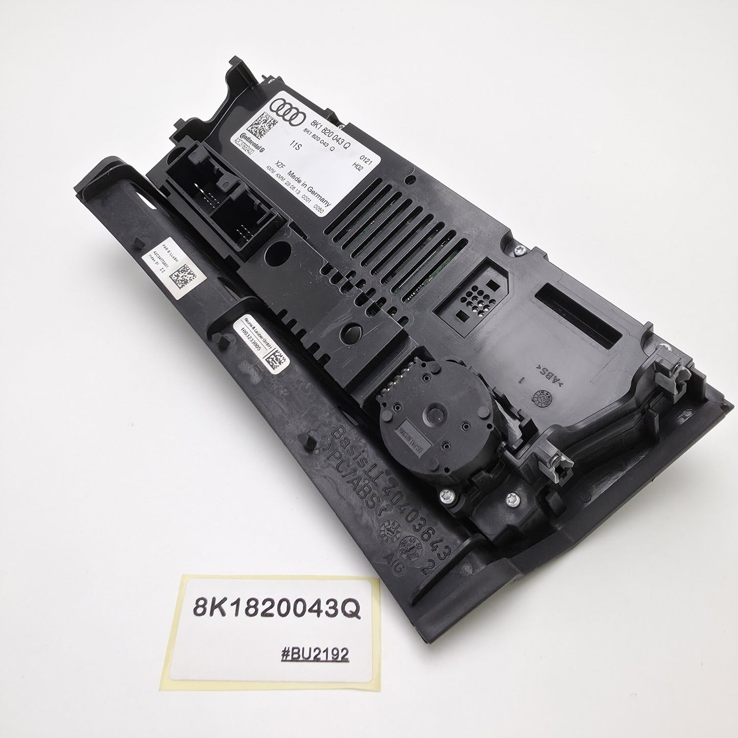 2013-2016 Audi A5 Single Zone A/C Climate Control 8K1820043Q