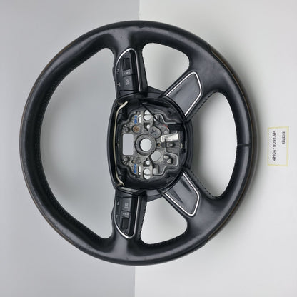 2014-2017 Audi A8 Leather Wood Steering Wheel with Shift Paddles 4H0419091AH
