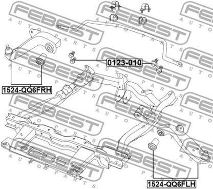 FEBEST CHERY Control Arm 1524-QQ6FLH