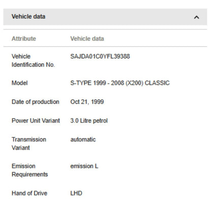 Jaguar 2000-2008 Jaguar S-Type Engine Cover C2C13809