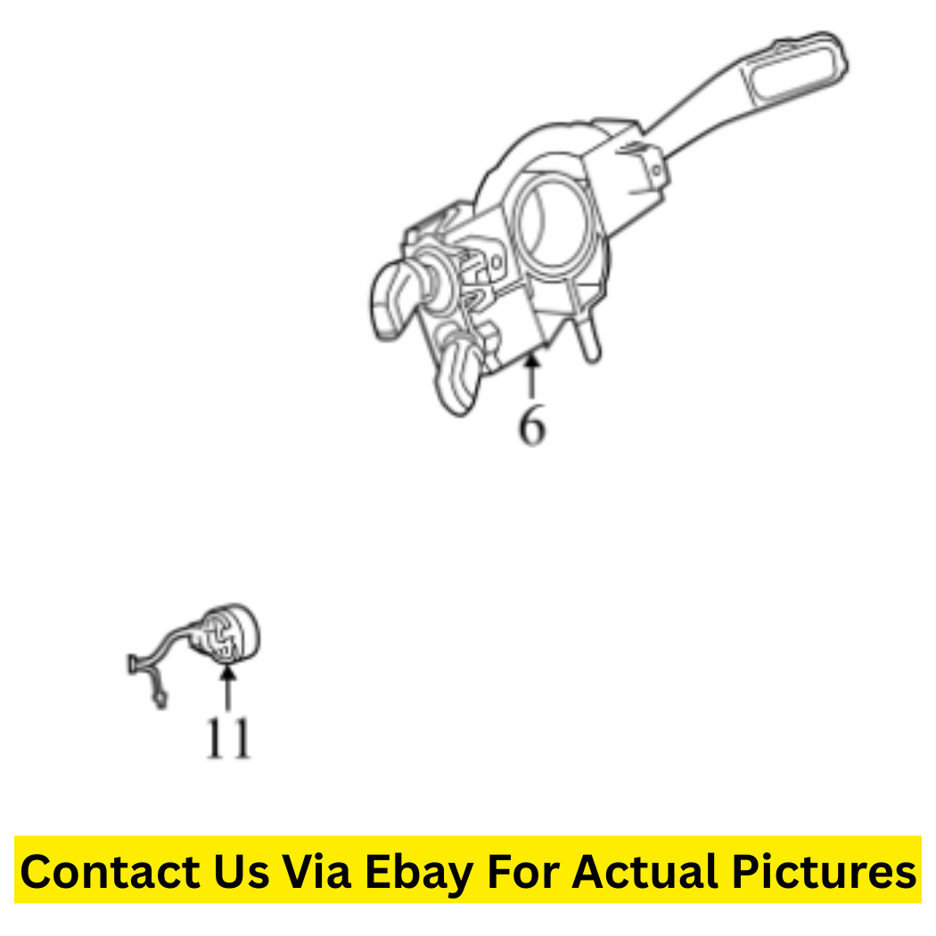 2014 Volkswagen Passat Ignition Switch & Turn Signal Lever Used OEM 1K0905849