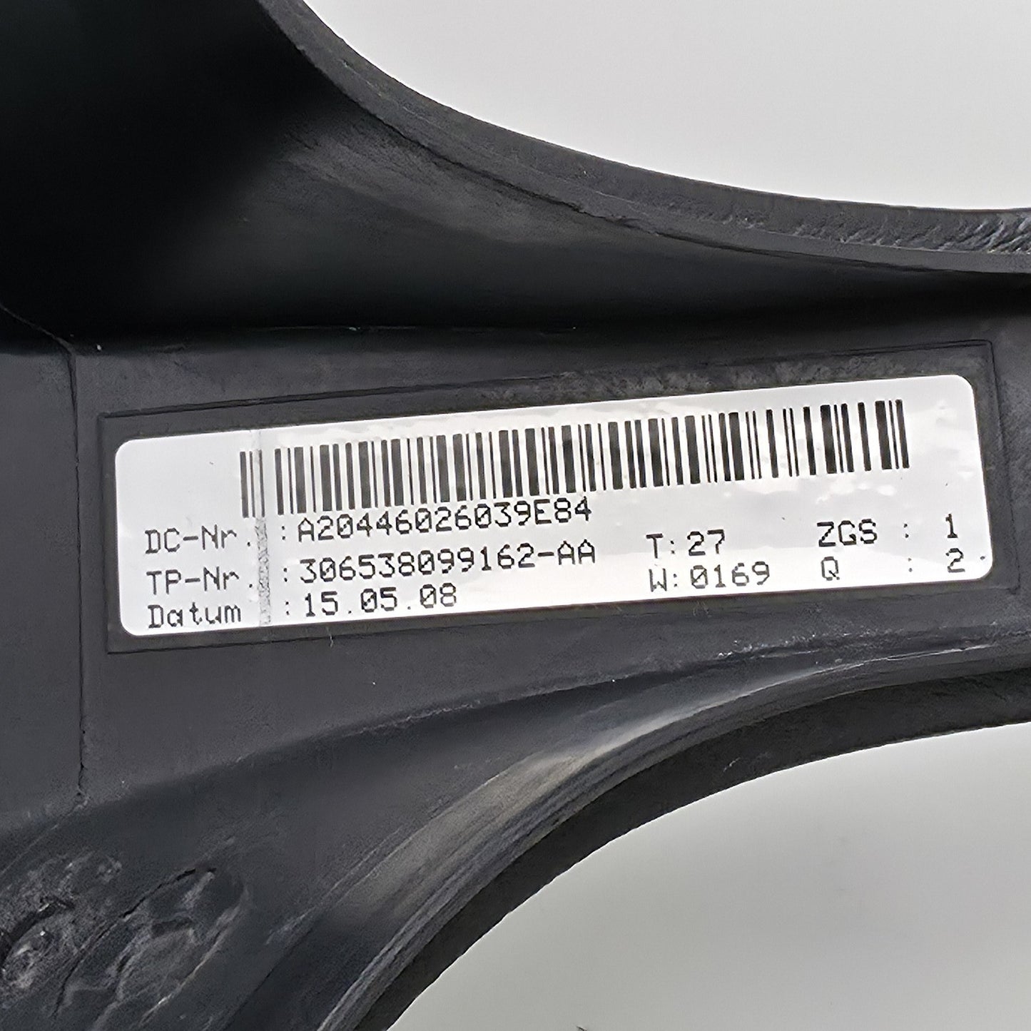 2008-2012 Mercedes-Benz C-Class Steering Wheel A2044600303