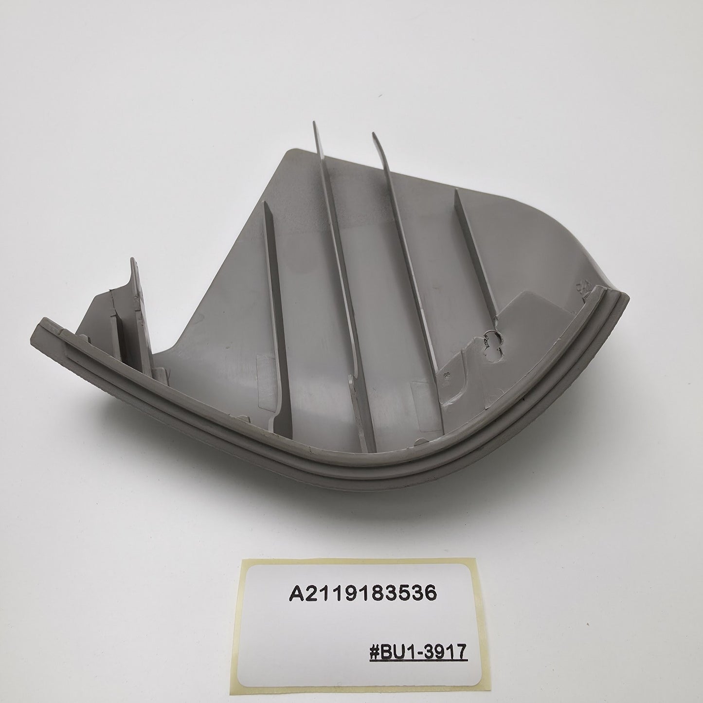 2003-2009 Mercedes E320 FRONT LEFT LOWER SEAT PLASTIC TRIM A2119183536