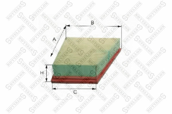 STELLOX OPEL Air Filter - 0835607