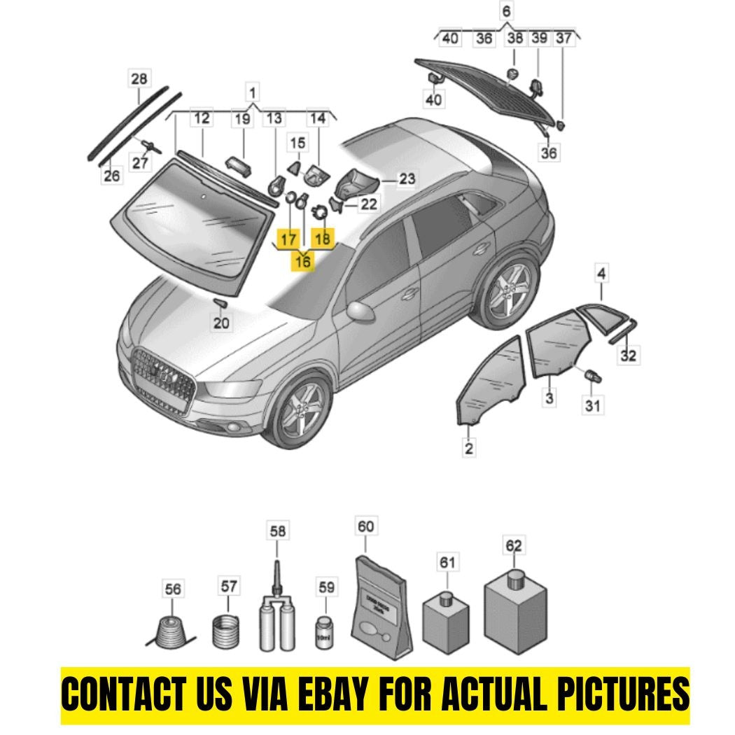 2020 Audi SQ5 Rain Sensor 81A955547B