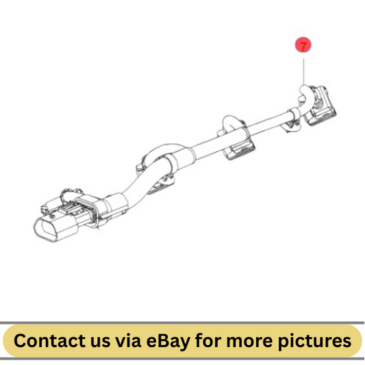 2010 Chevrolet Cruze Fuel Injector Wiring Harness Used OEM 55567240
