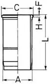 KOLBENSCHMIDT Volvo Cylinder Liner 89886110