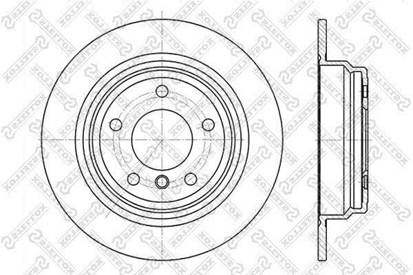 STELLOX 2013-2016 BMW 228i Brake Disc 1163835