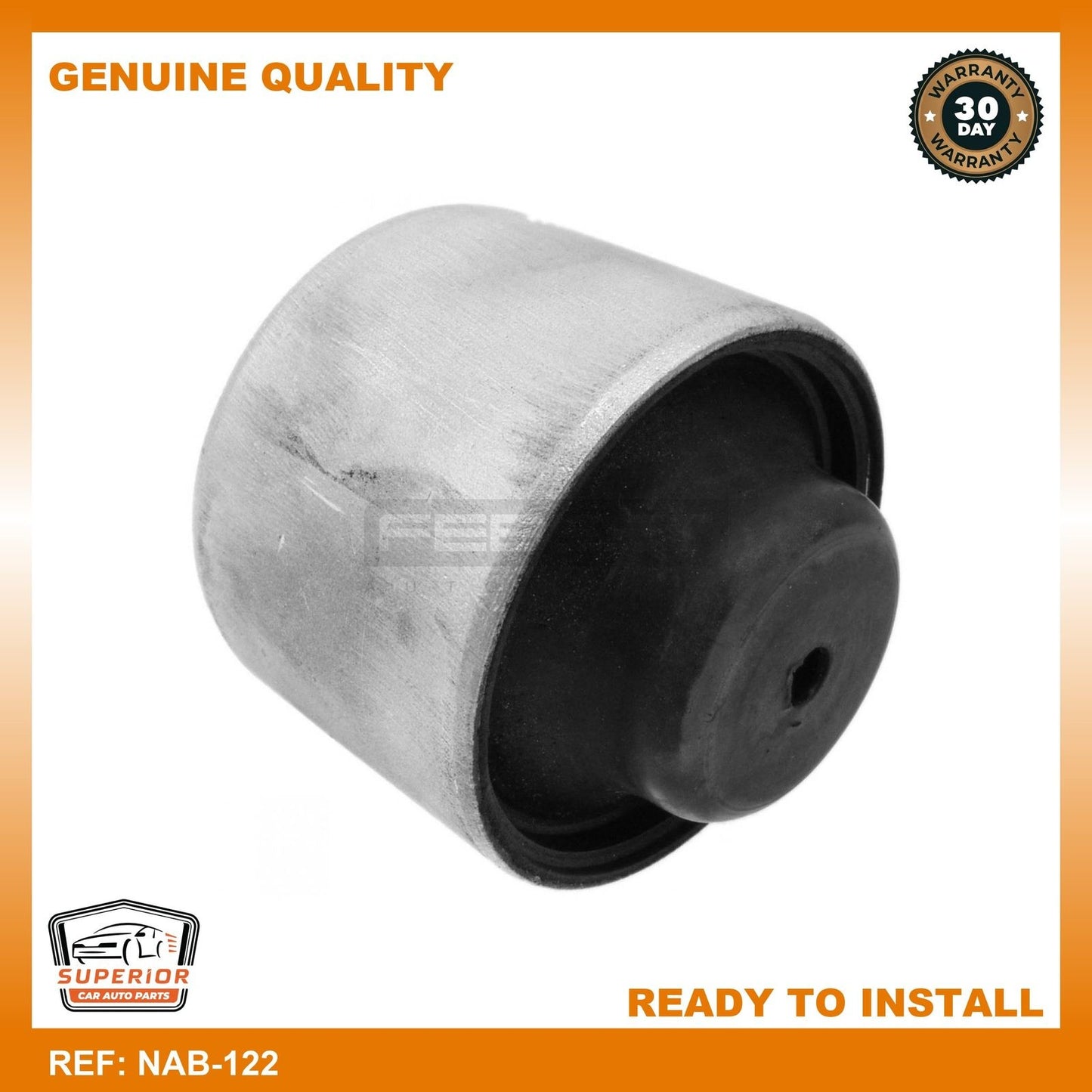 Febest Nissan 54500-4N000 Rear Bushing Without Bracket Front Control Arm NAB-122