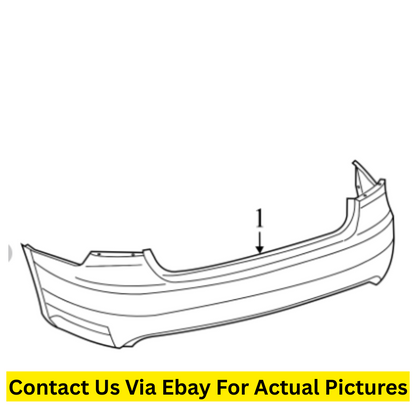 2014 Volkswagen Passat Rear Bumper Cover Used OEM 561807421DGRU