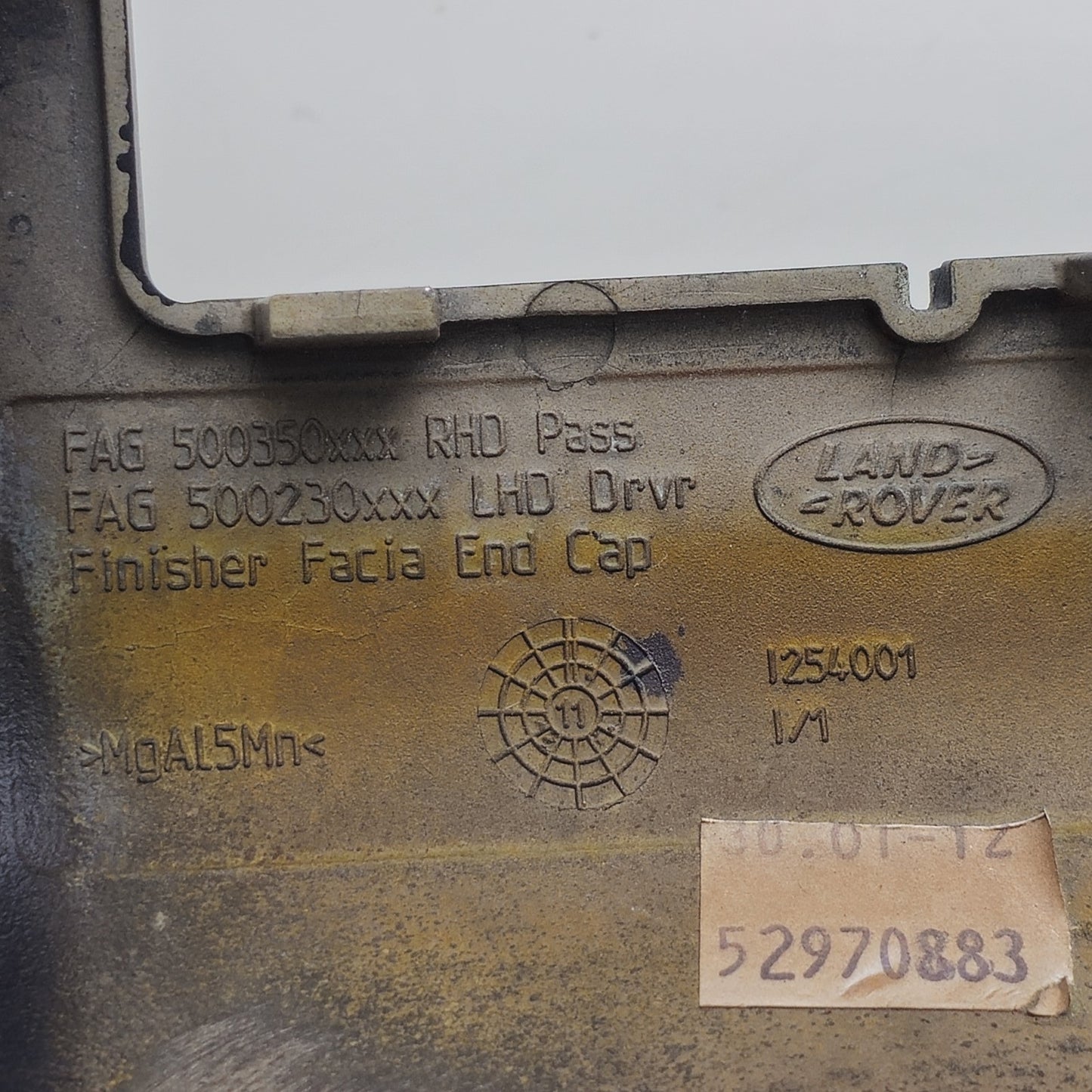 2007-2012 Land Rover Range Rover L322 Left Front Air Vent 500350XXX