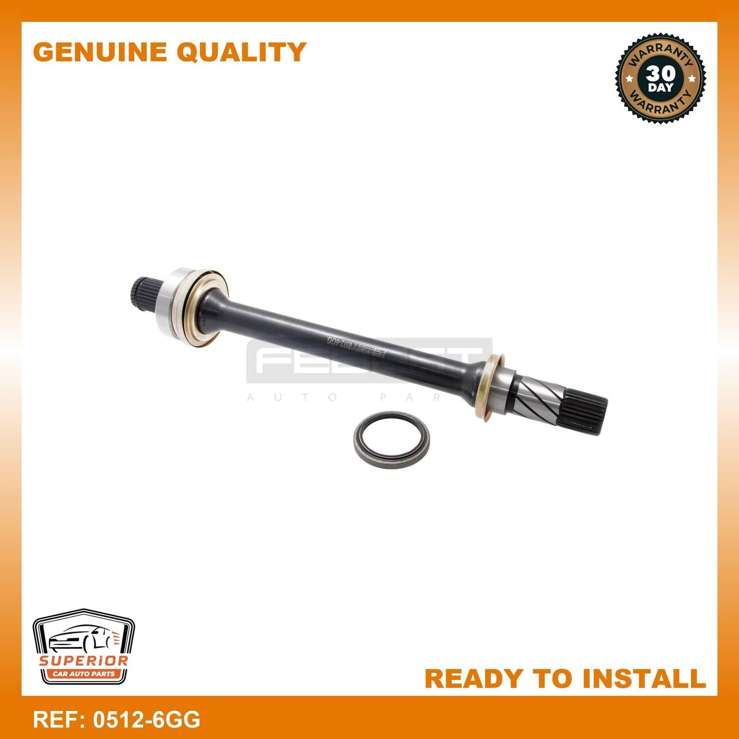 FEBEST 2003-2012 Mazda 6 Axle Half Shaft Right 0512-6GG