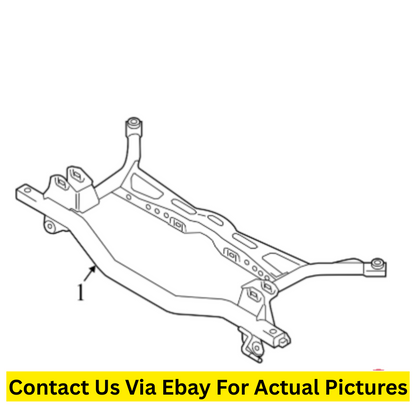 2014 Volkswagen Passat Rear Suspension Subframe Crossmember Used OEM 561505315E