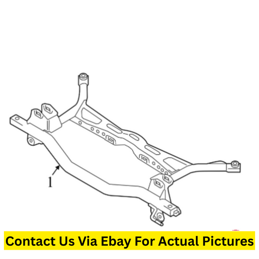 2014 Volkswagen Passat Rear Suspension Subframe Crossmember Used OEM 561505315E