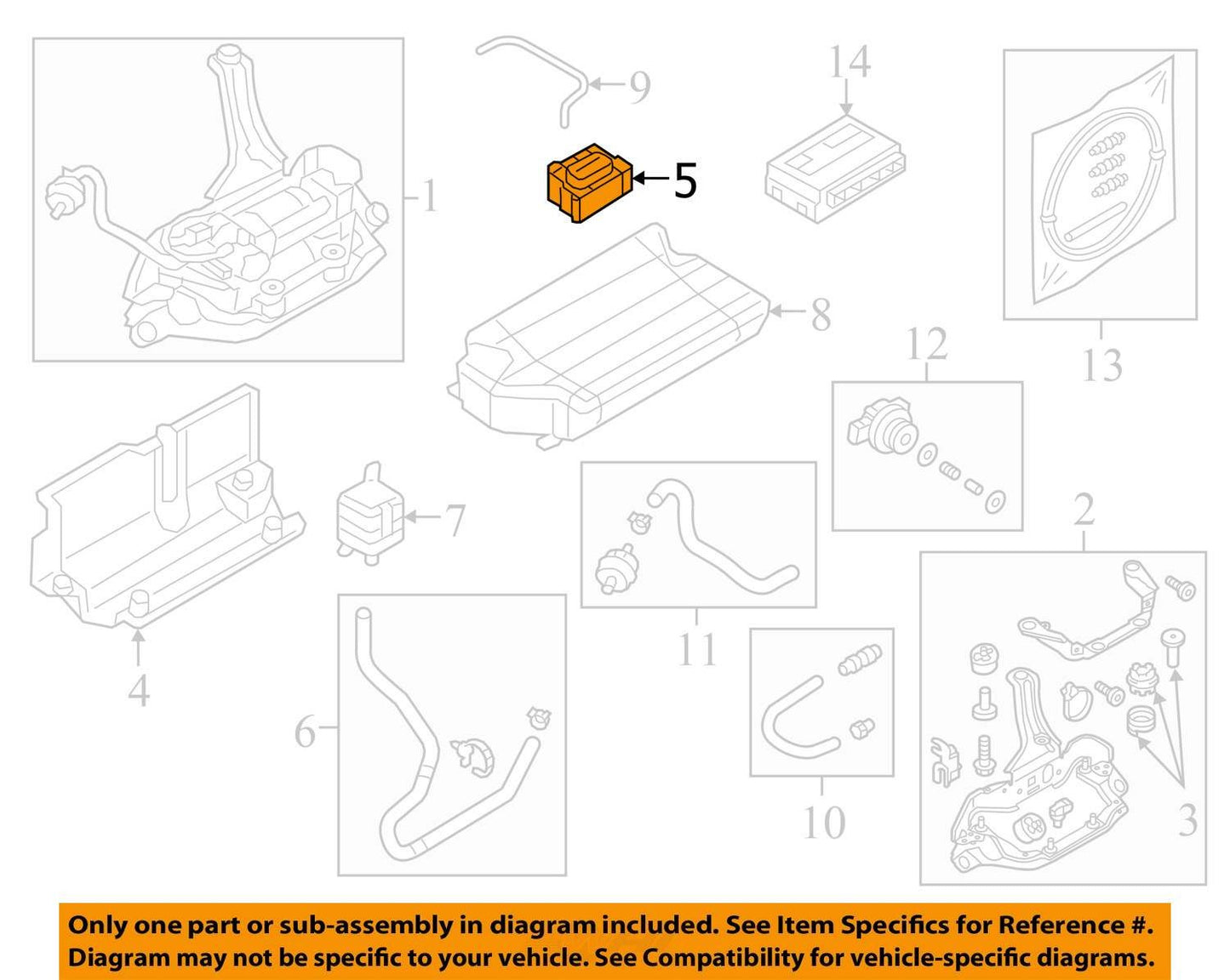 2012-2018 Audi S8  Air Suspension Valve Block 4H0616013