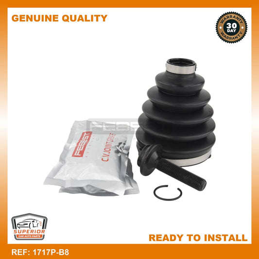 FEBEST 2008-2015 Audi A4 Bellow Kit, Drive Shaft 1717P-B8