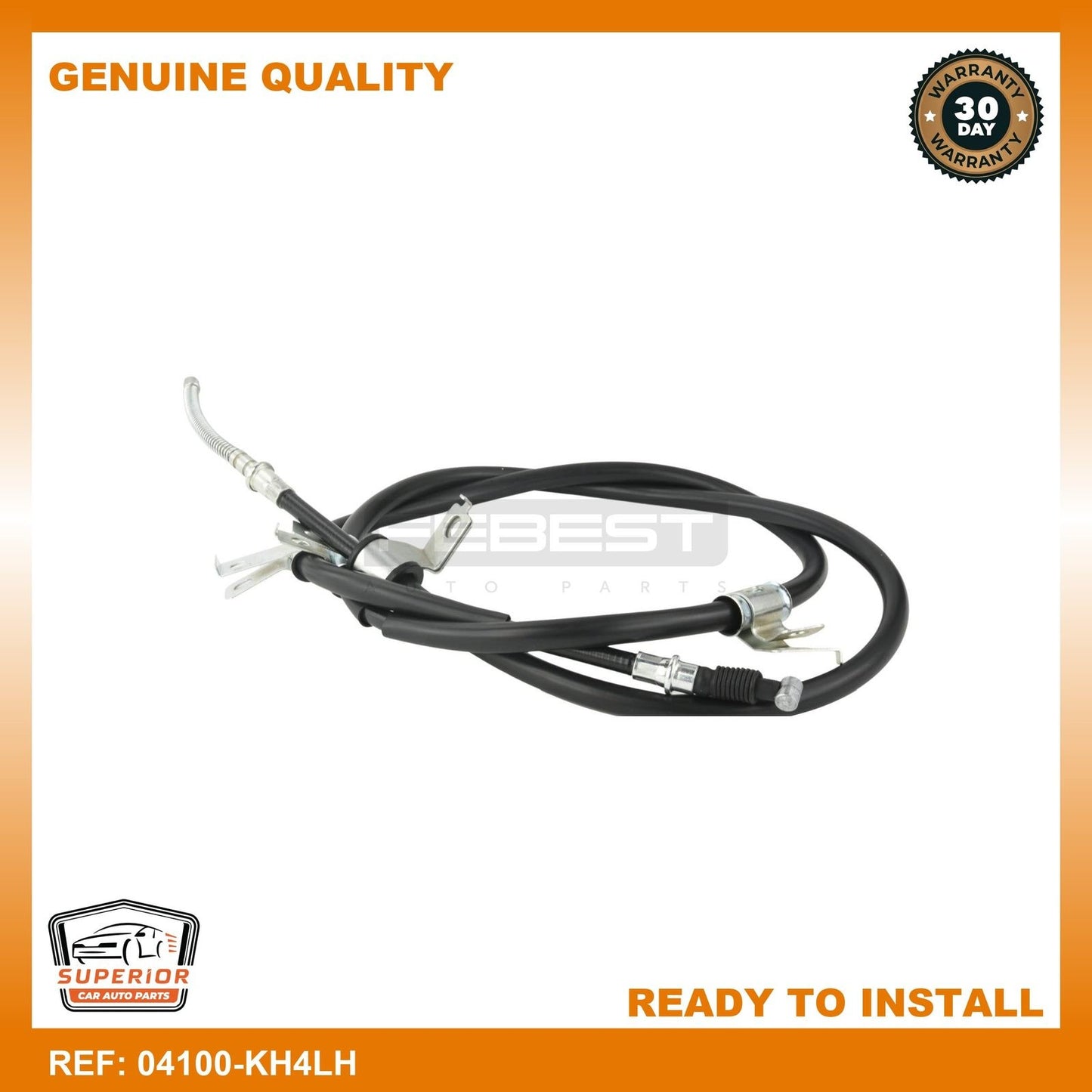 FEBEST 2008-2015 Mitsubishi Montero Sport Parking Brake Cable 04100-KH4LH