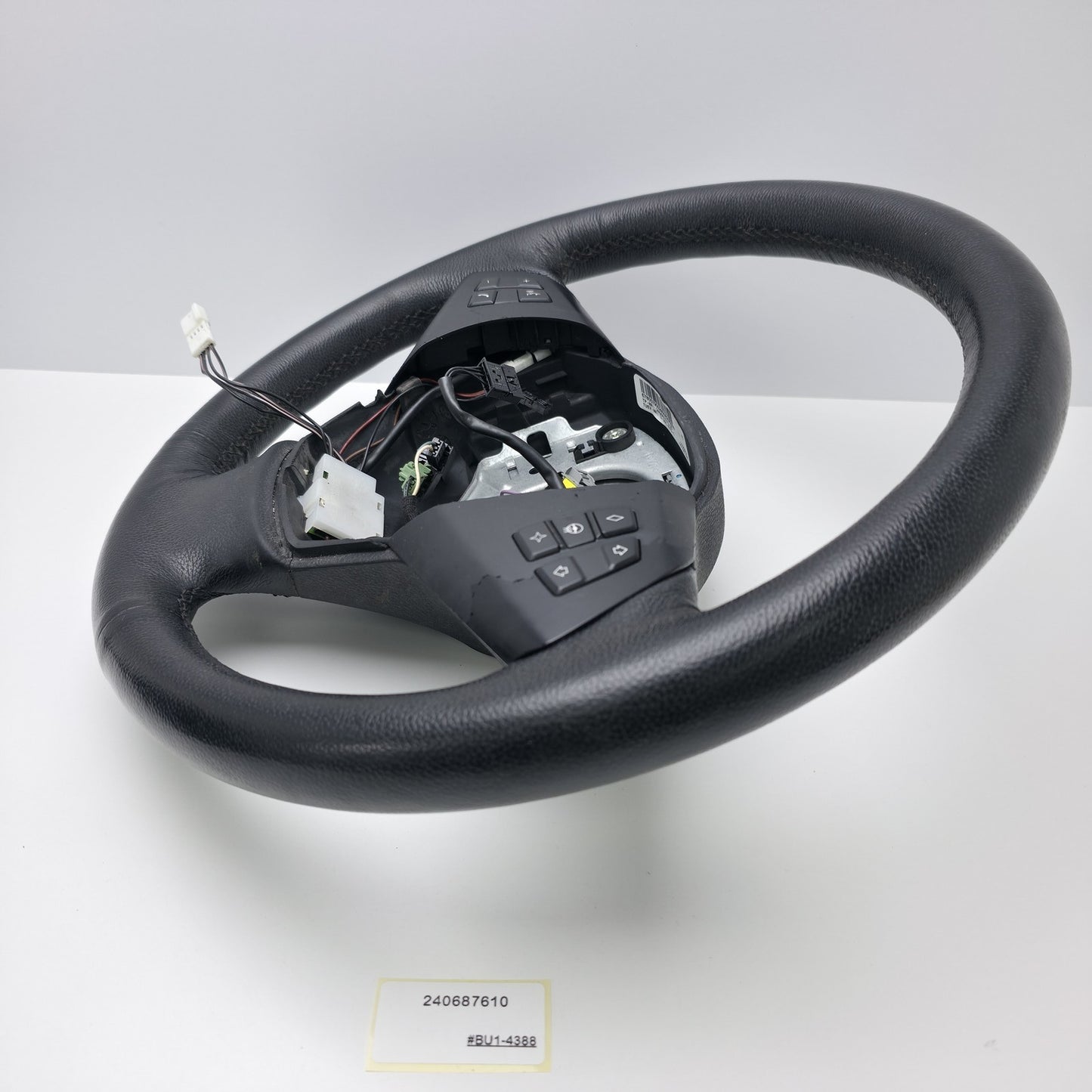 2007-2013 BMW X5 Steering Wheel Leather Black 240687610