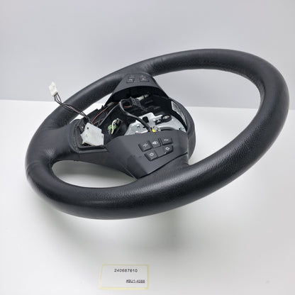 2007-2013 BMW X5 Steering Wheel Leather Black 240687610