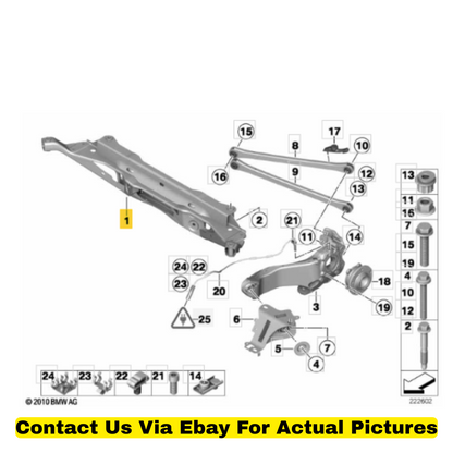 2012 Mini Cooper Countryman Rear Axle Carrier Used OEM 33319804721