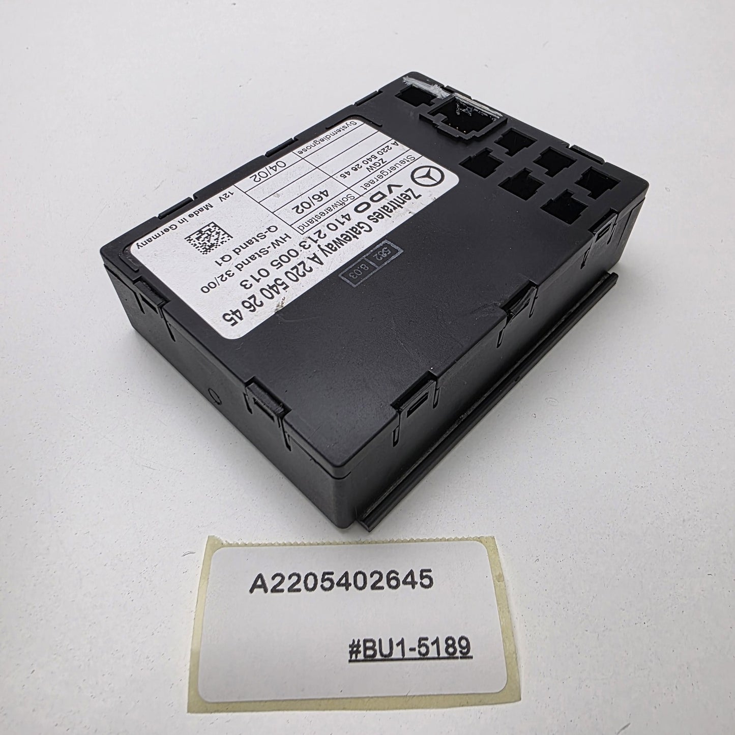 2003-2006 Mercedes-Benz S-Class Zentrales Gateway Control Module A2205402645