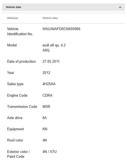 2009-2012 Audi A4 Brake Master Cylinder 4H0611021