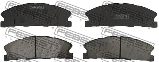 FEBEST 2011-2019 Ford Explorer Brake Pad Set 2101-TWJF